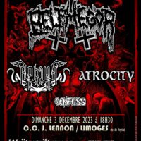 Affiche festival de noel #31 W1 - J2 BELPHEGOR + arkona + ATROCITY + CONFESS @ Limoges (87) affiche festival de noel #31 W1 - J2 BELPHEGOR + arkona + ATROCITY + CONFESS @ Limoges (87)