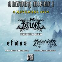 affiche VICTORY NIGHT I - BELORE + ETWAS + ASHEN HEART @ NICE ( 06)