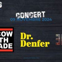 affiche MOSCOW DEATH BRIGADE + Dr DENFER + Erreur @ lorient (56)