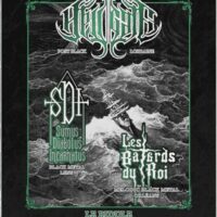 affiche hell gate + depressive witches + Sumus diabolus incarnatus Les Bâtards Du Roi @ Lille (59)