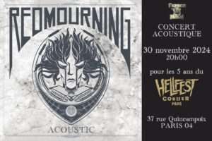 affiche 5 ans du hellfest corner - red mourning @ Paris (75004)